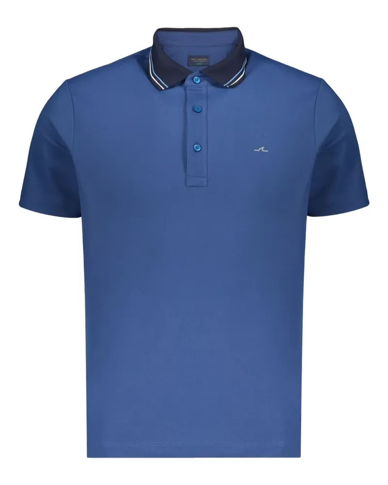 Paul & Shark Poloshirt mit kurzen Ärmeln - Blau Blau