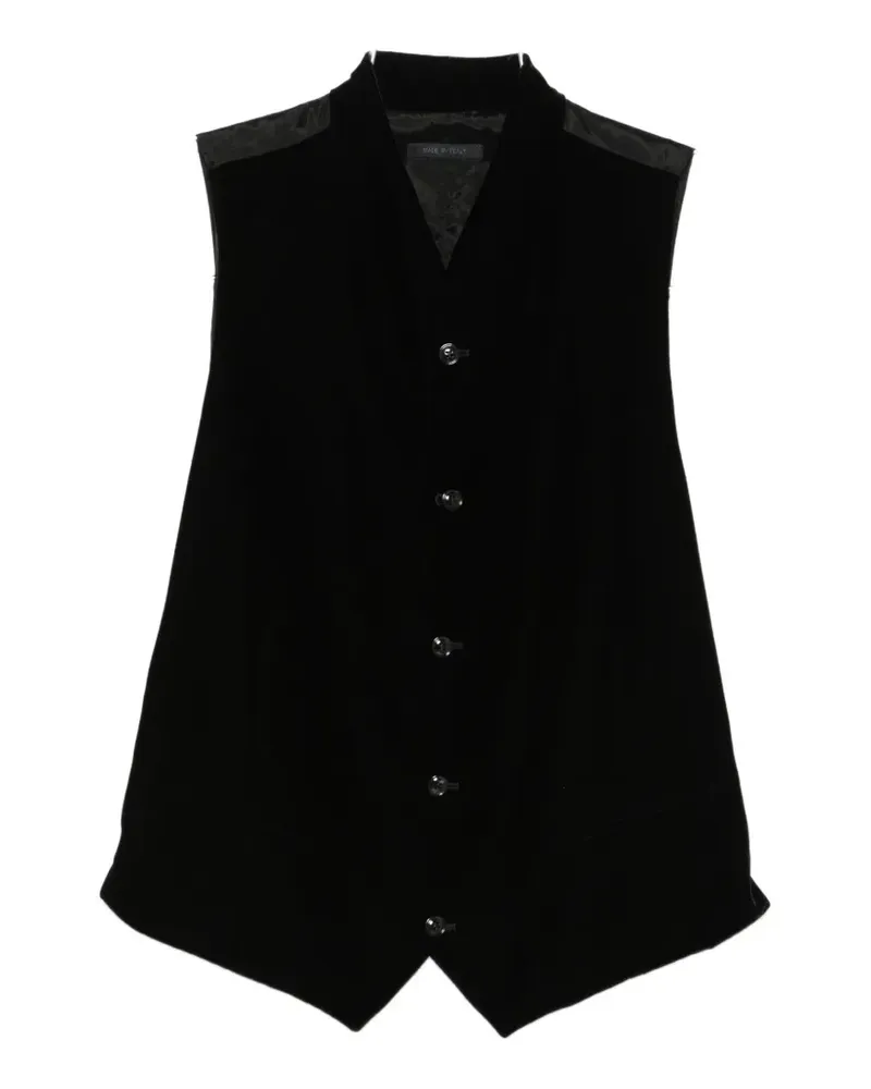 Giorgio Armani button-up waistcoat - Schwarz Schwarz