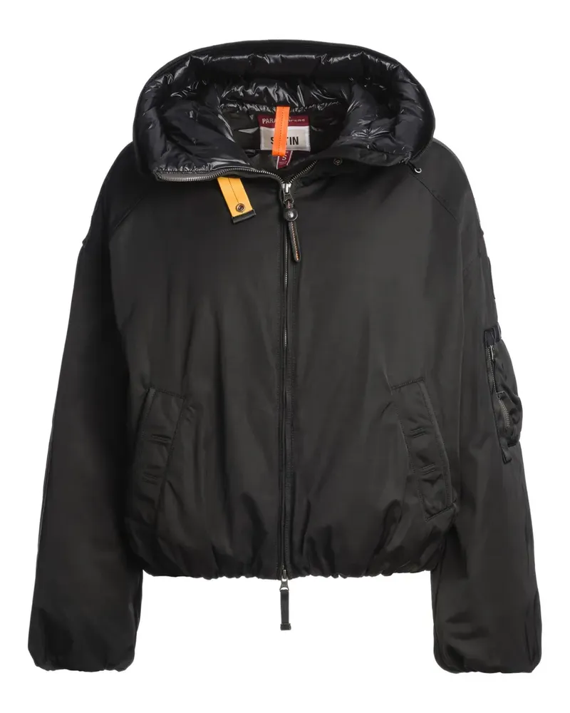 Parajumpers Kapuzenjacke mit Kordelzug - Schwarz Schwarz