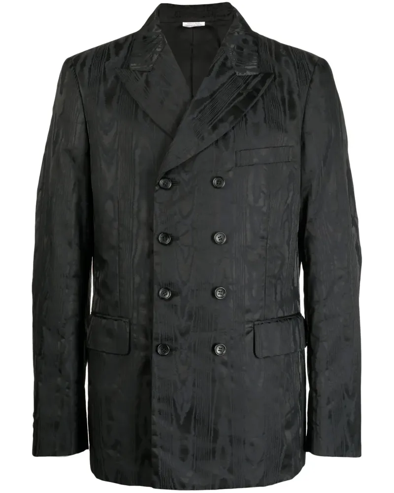 Comme des Garçons Strukturiertes Sakko - Schwarz Schwarz