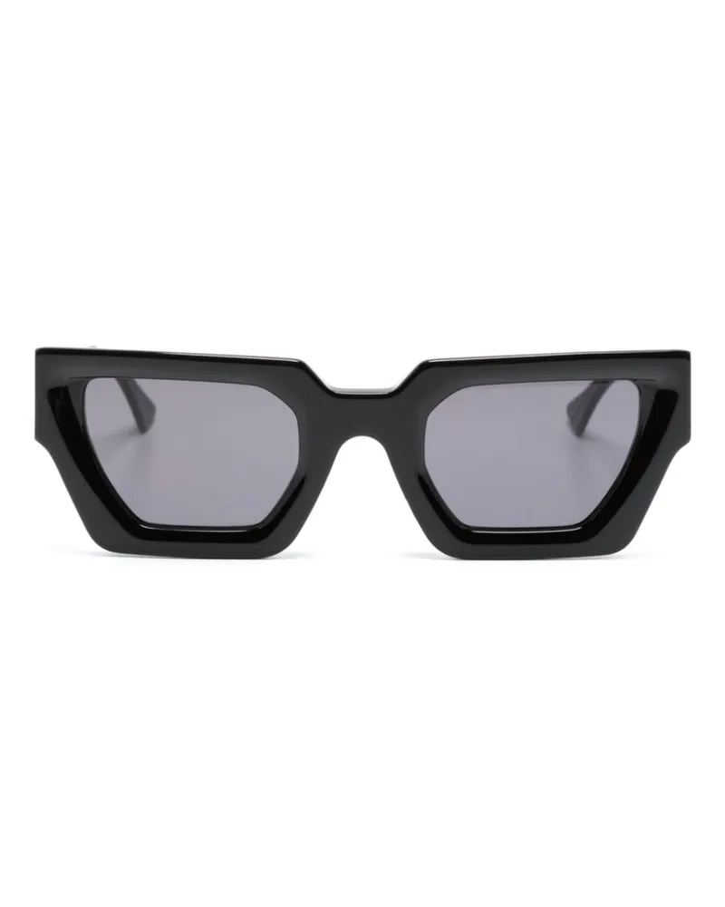 KUBORAUM Sonnenbrille mit Cat-Eye-Gestell Schwarz