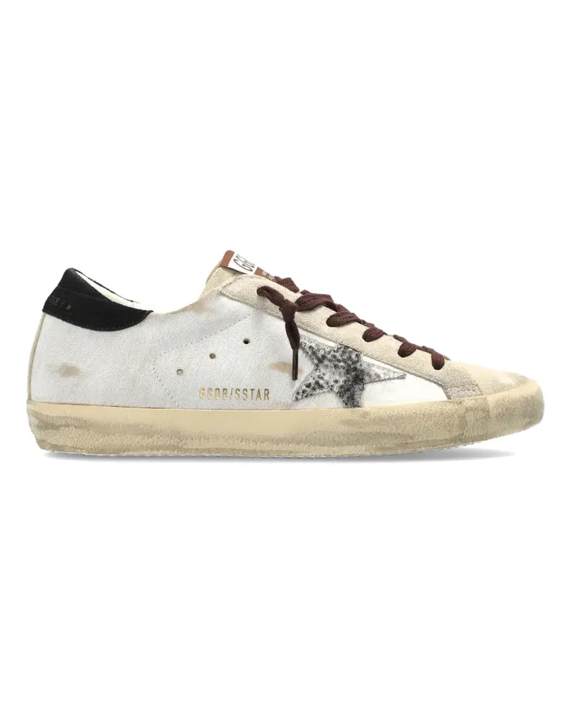 Golden Goose Super-Star animal-print sneakers - Nude Nude