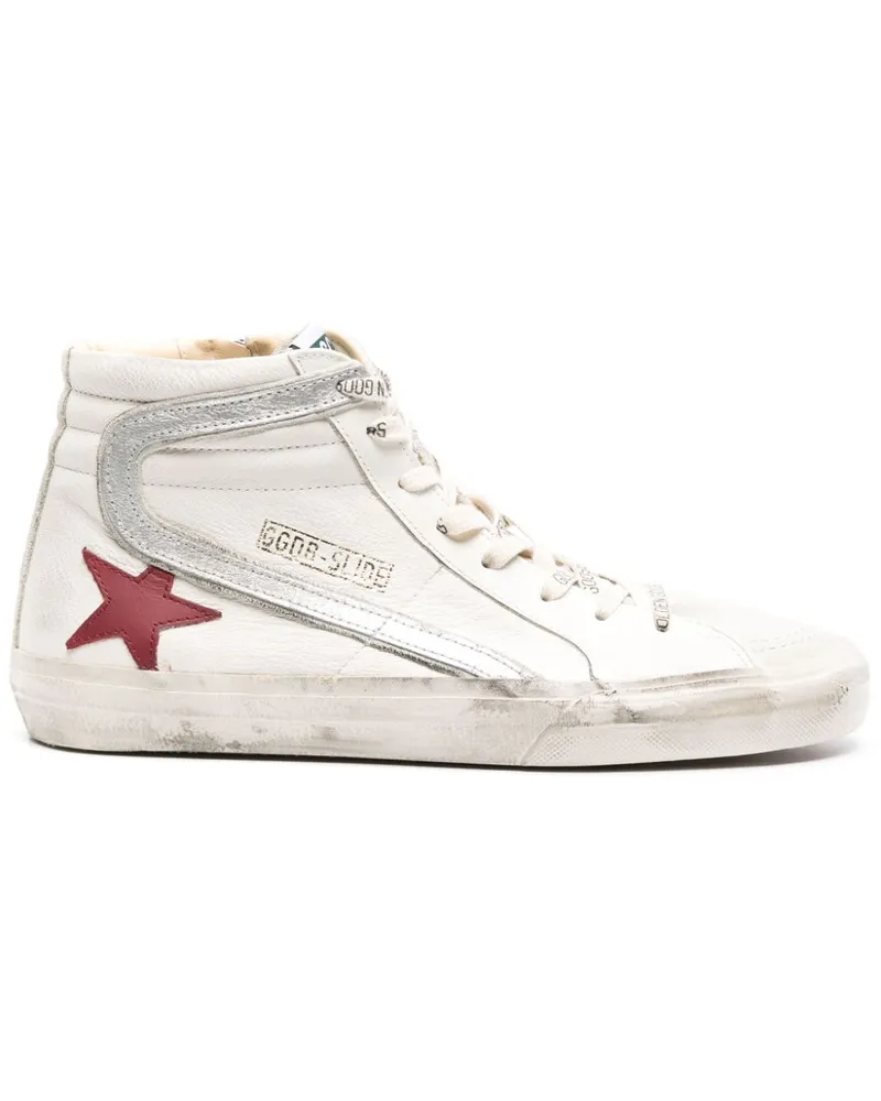 Golden Goose Sneakers mit Stern-Patch - Weiß Weiß