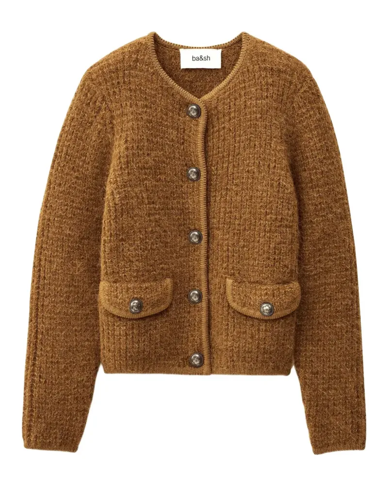 ba&sh Harry pocket button cardigan - Braun Braun