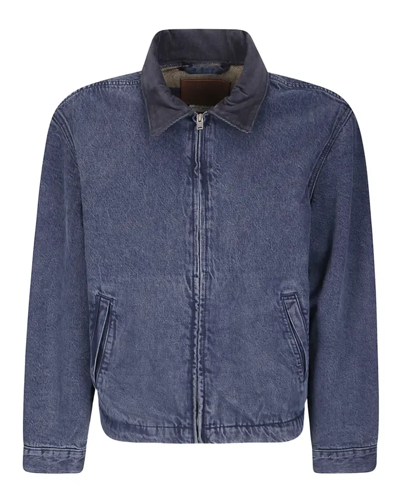 Levi's Castro Jeansjacke mit Reißverschluss - Blau Blau