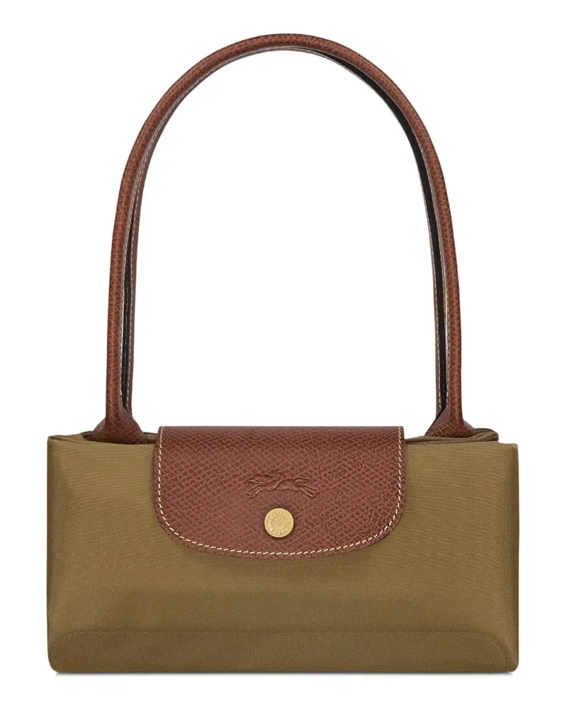 Longchamp Le Pliage Schultertasche mit Lederdetails - Braun Braun