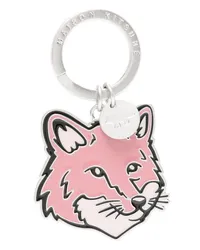 Kitsuné Schlüsselanhänger mit Fox Head-Anhänger Rosa