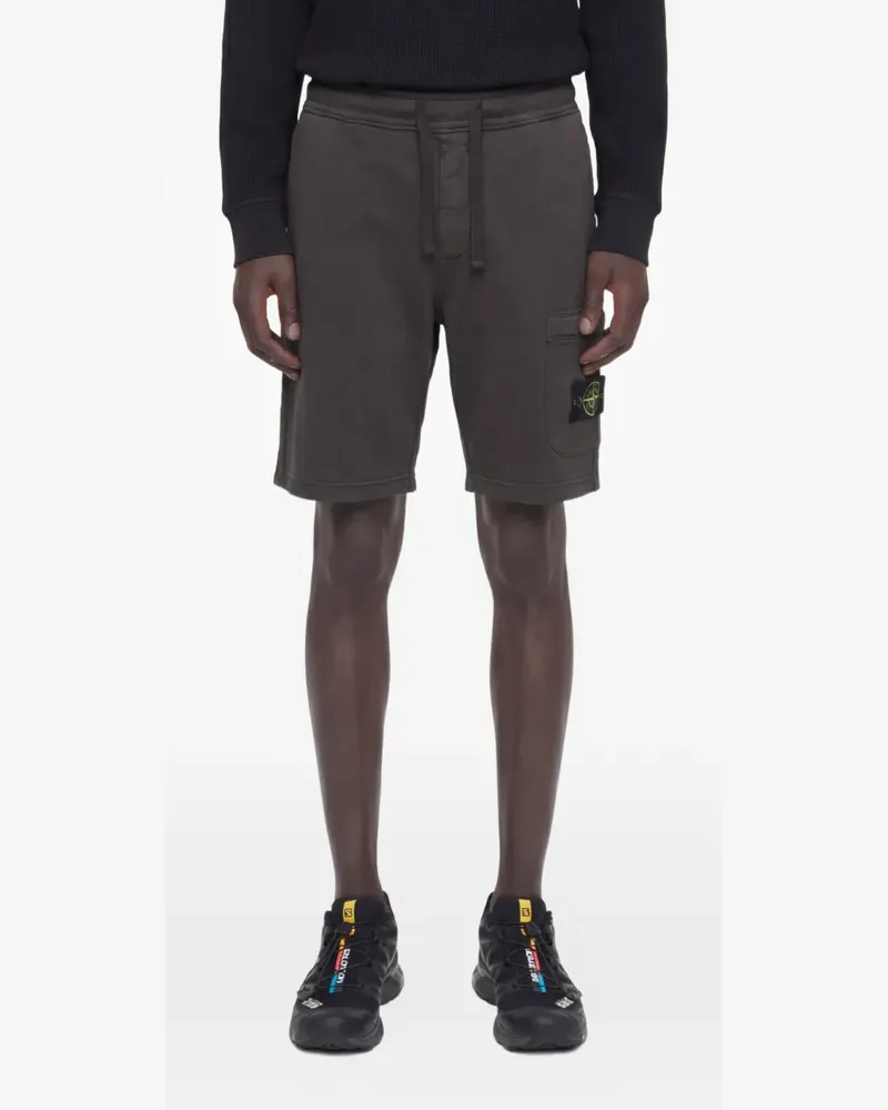 Stone Island Shorts mit aufgesetzten Taschen - Grau Grau