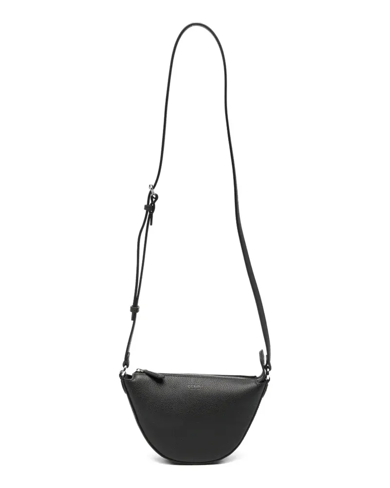 Fendi mini Melon half-moon messenger bag - Schwarz Schwarz