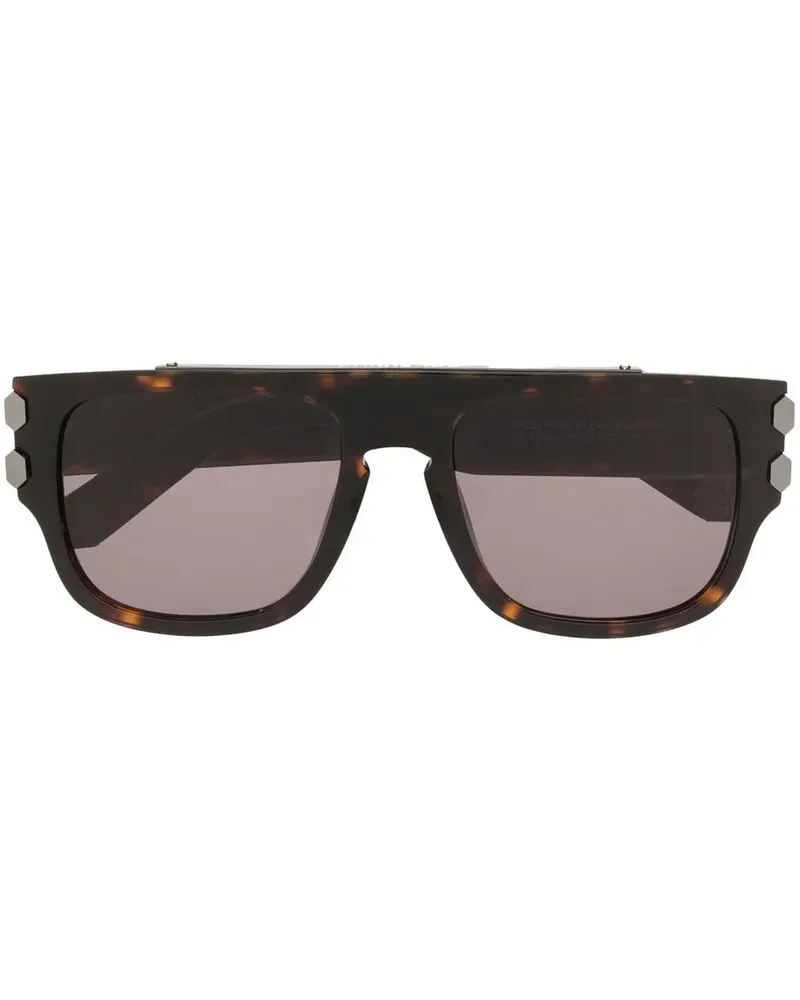 Philipp Plein Sonnenbrille in Schildpattoptik - Braun Braun