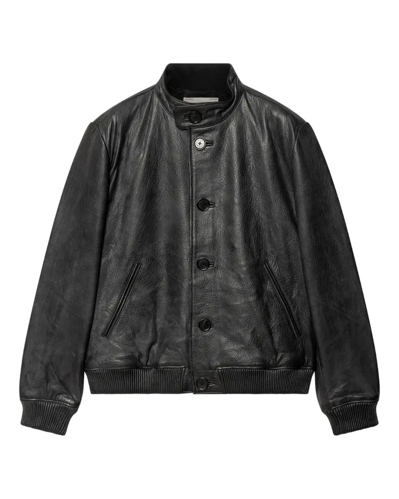 Zadig & Voltaire Lonni grained leather jacket - Schwarz Schwarz
