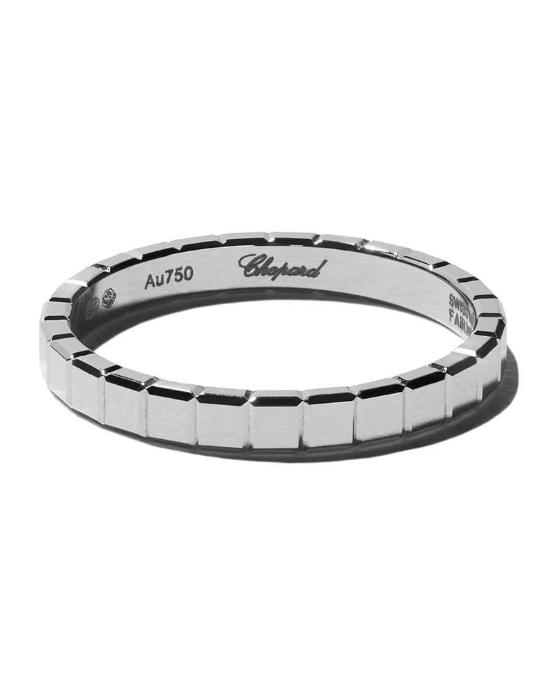 Chopard 18kt 'Ice Cube Pure' Weißgoldring - Silber Silber