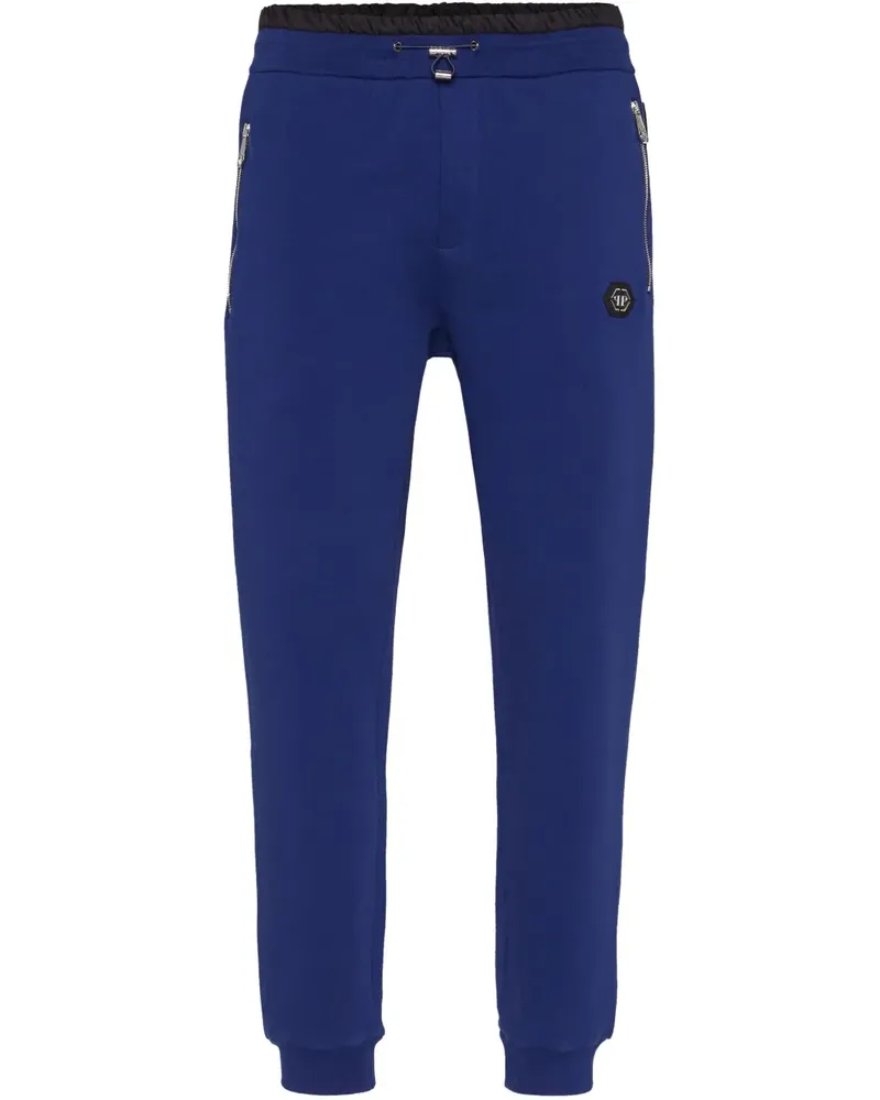 Philipp Plein Gesteppte Jogginghose - Blau Blau