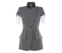 Blazer mit kurzen Ärmeln - Grau