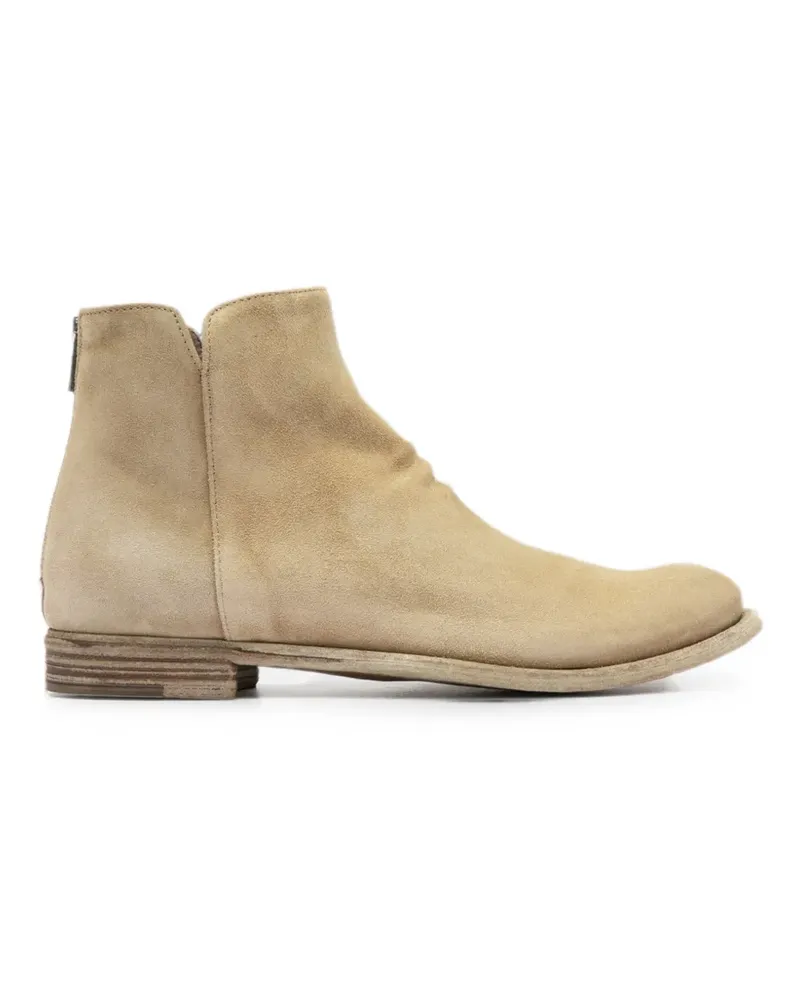 Officine Creative Italia Lexikon Stiefeletten mit Reißverschluss - Nude Nude