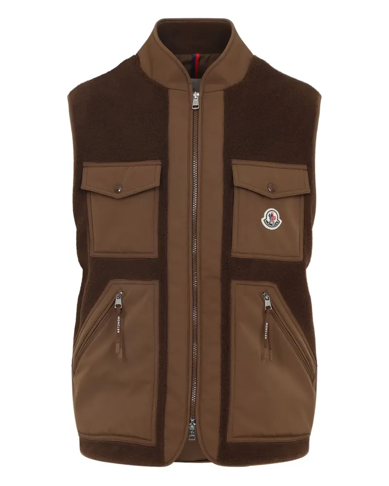 Moncler Karakai down gilet - Braun Braun
