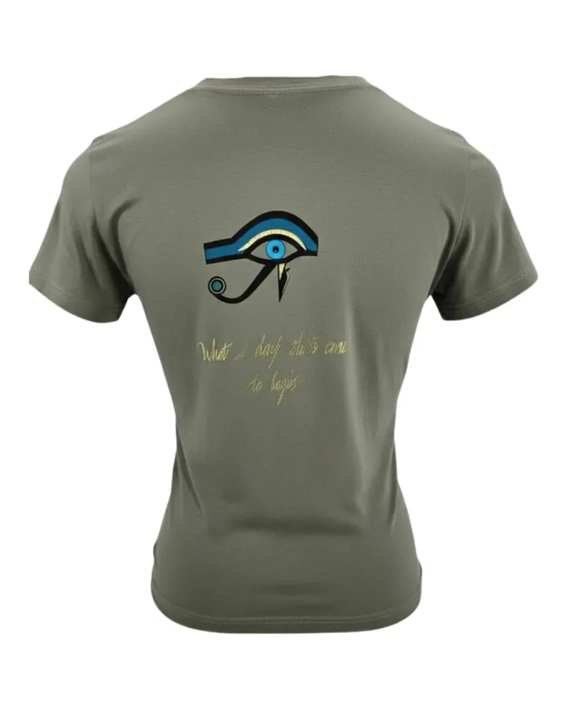 MADISON.MAISON Eye of Horus T-shirt - Braun Braun