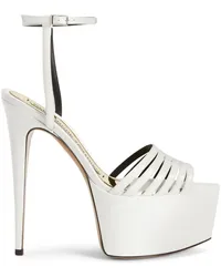 Alexandre Vauthier Sandalen mit Plateau Weiß