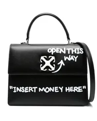 OFF-WHITE Jitney 1.4 Handtasche Schwarz