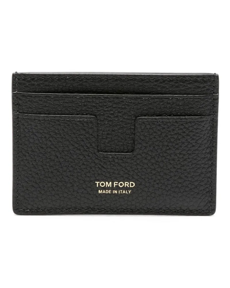 Tom Ford Kartenetui mit Geldscheinklammer - Schwarz Schwarz