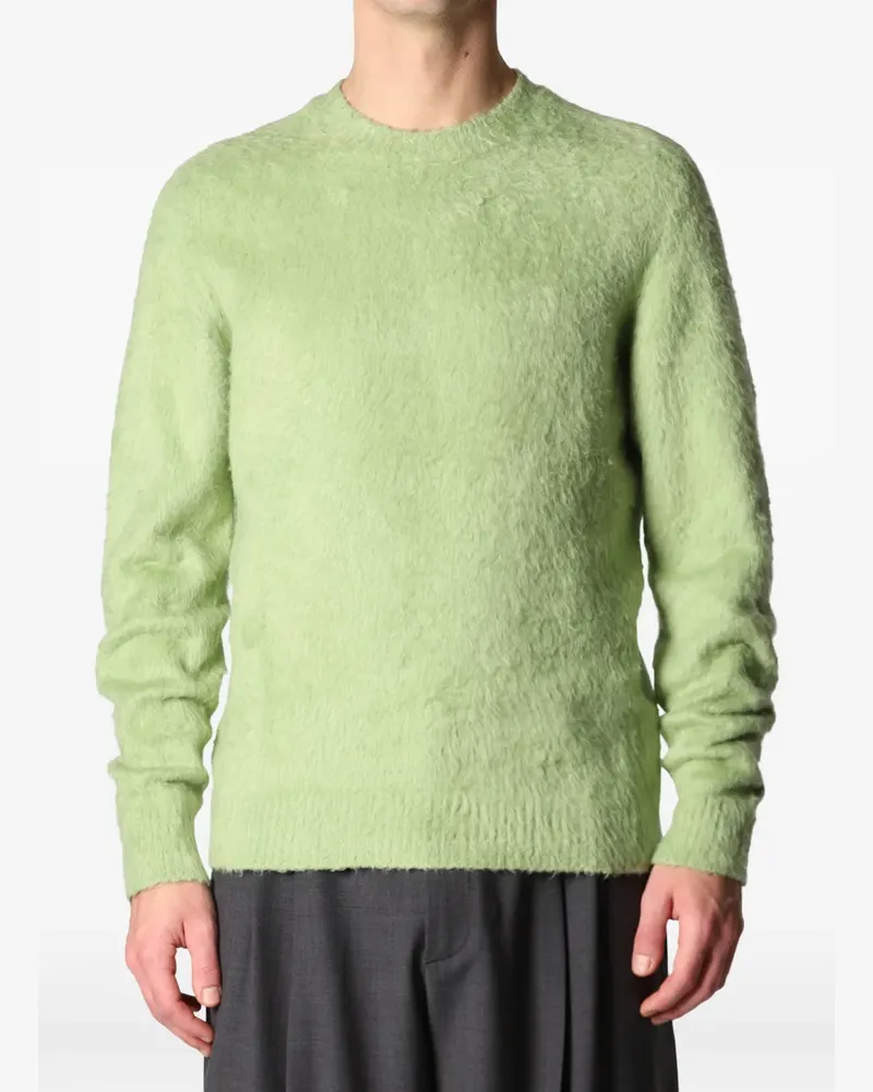 Roberto Collina Pullover mit Rundhalsausschnitt - Grün Grün
