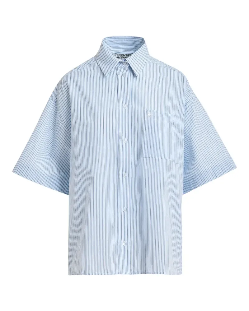 Essentiel Gestreiftes Hemd - Blau Blau