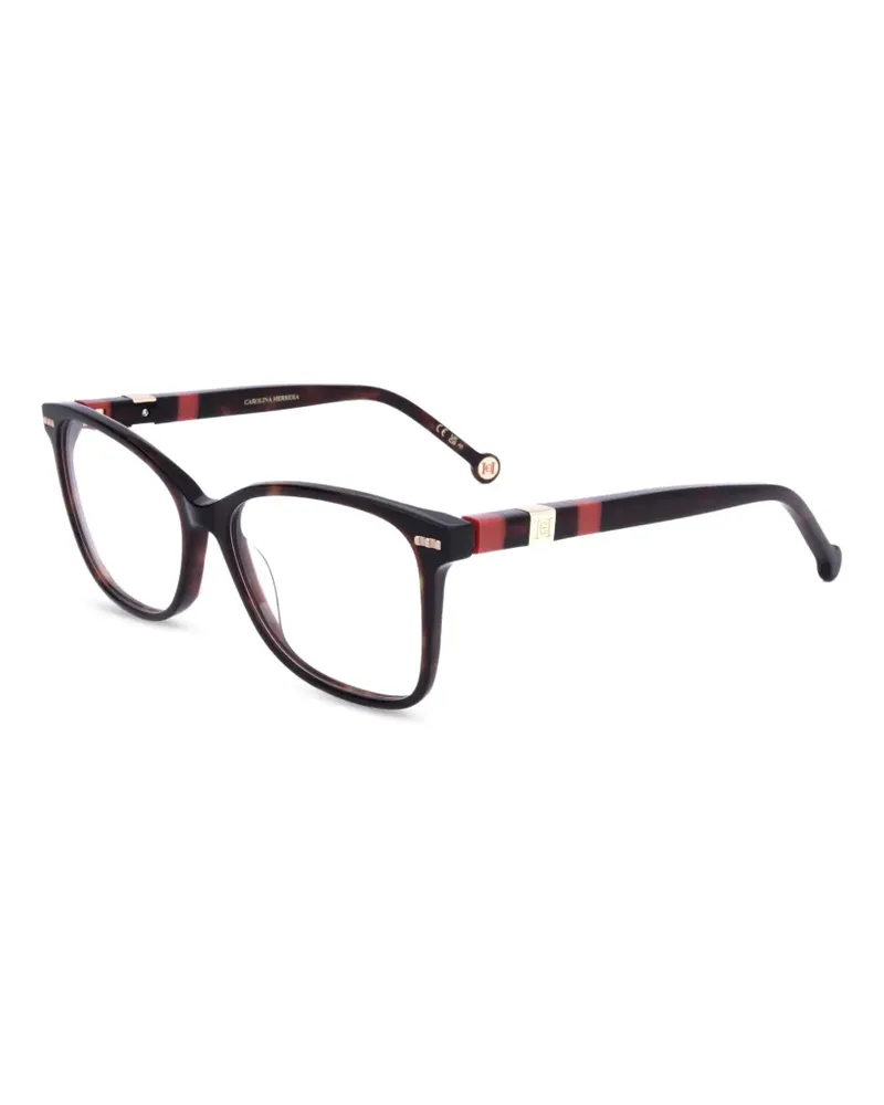 Carolina Herrera New York Brille in Schildpattoptik - Braun Braun