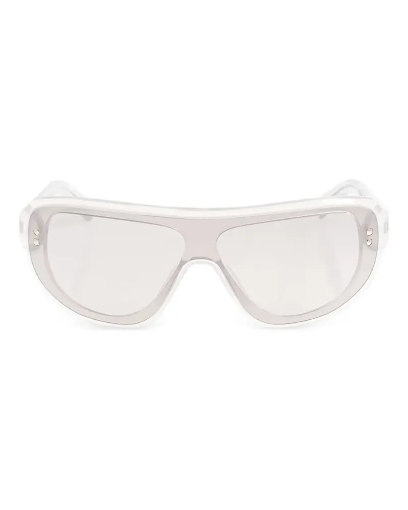 Jacquemus Sonnenbrille mit geometrischem Gestell - Blau Blau
