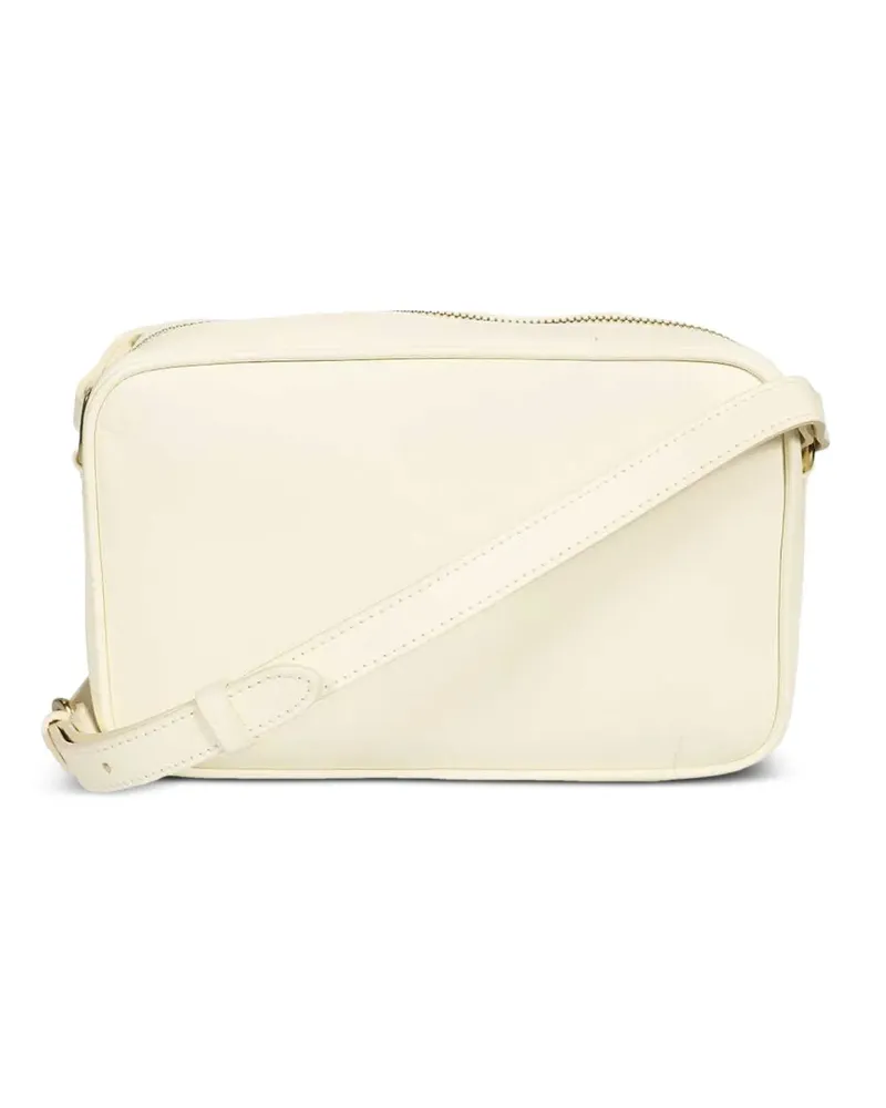 IL BISONTE Schultertasche mit Logo - Nude Nude