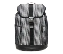 Eli Rucksack mit MK2000-Muster - Schwarz