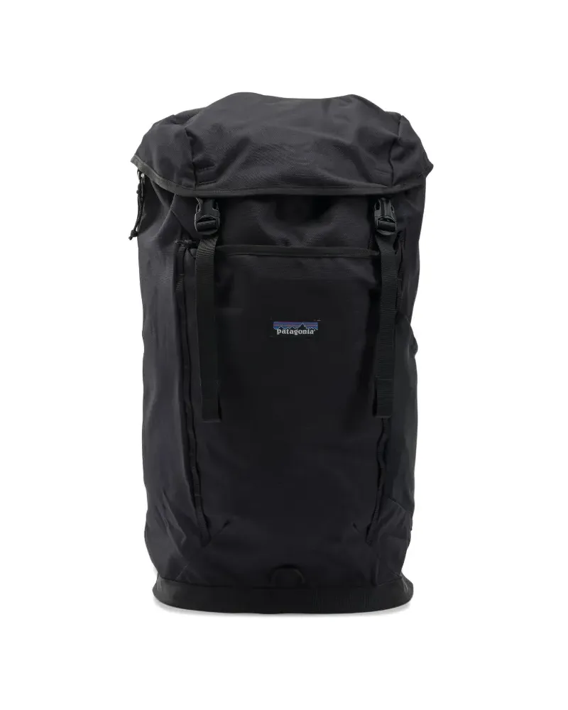 Patagonia logo-patch backpack - Schwarz Schwarz