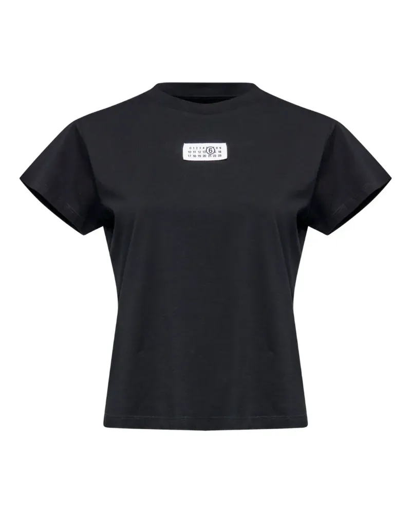Maison Margiela T-Shirt mit rundem Ausschnitt - Schwarz Schwarz