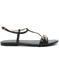 Moschino Sandalen mit Kettendetail Schwarz