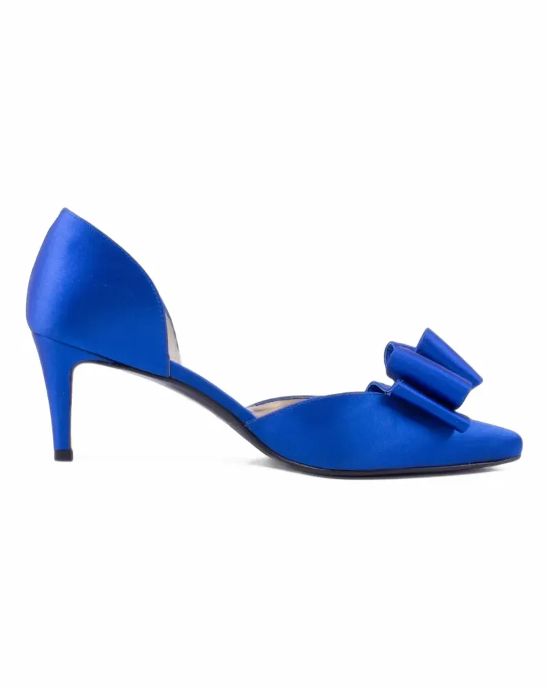 Stuart Weitzman Spitze Pumps mit Schleife - Blau Blau