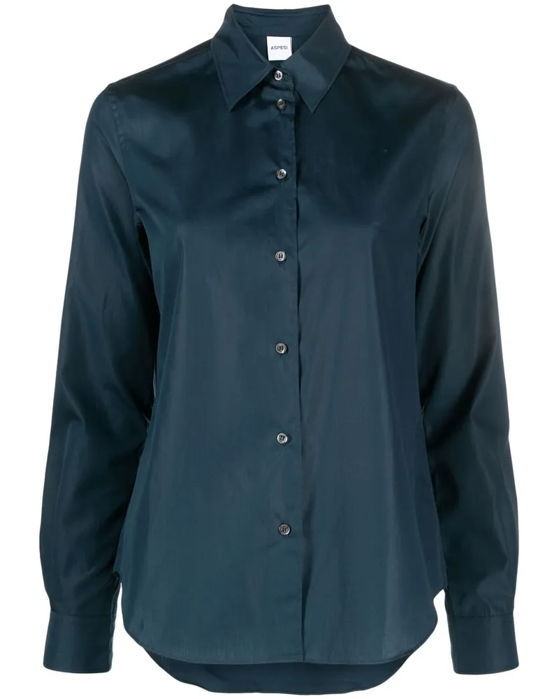 ASPESI Hemd mit langen Ärmeln - Blau Blau