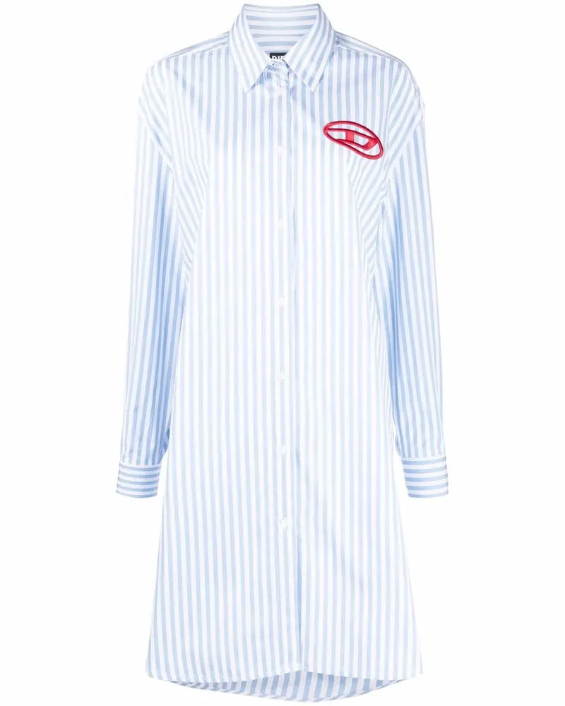 Diesel D-Lunar Hemdkleid - Blau Blau