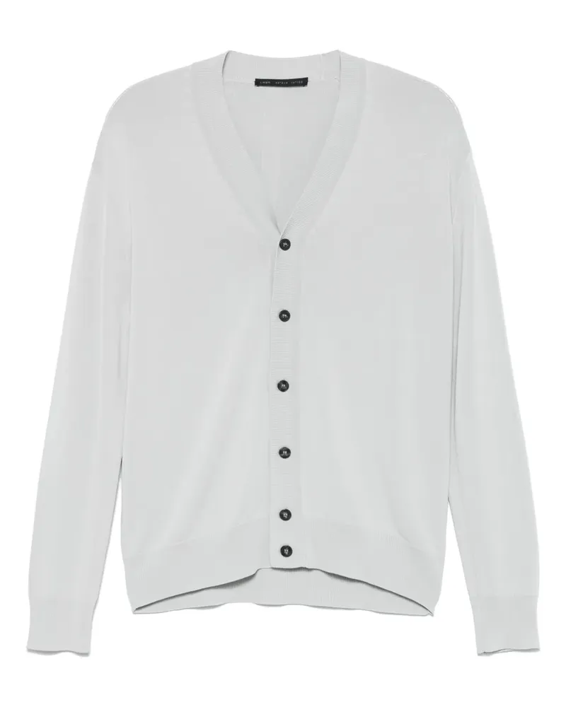 Low Brand Fein gestrickter Cardigan - Grau Grau