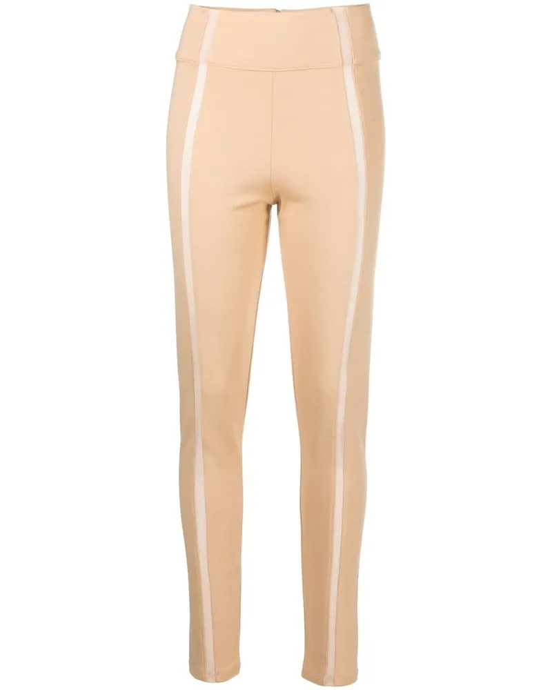 Philipp Plein Leggings mit Sheer-Effekt - Nude Nude