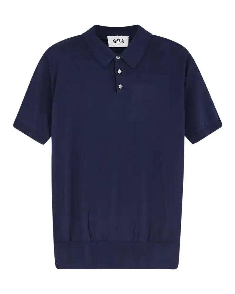 Alpha Studio short-sleeve polo shirt - Blau Blau