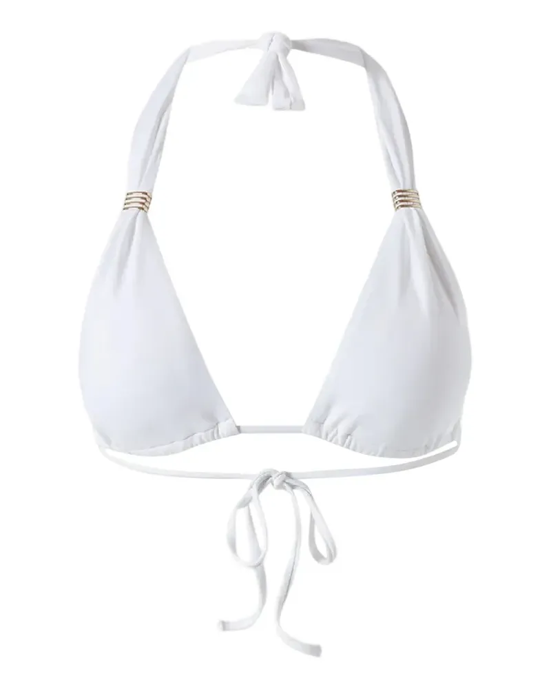 Melissa Odabash Grenada Triangel-Bikinioberteil - Weiß Weiß