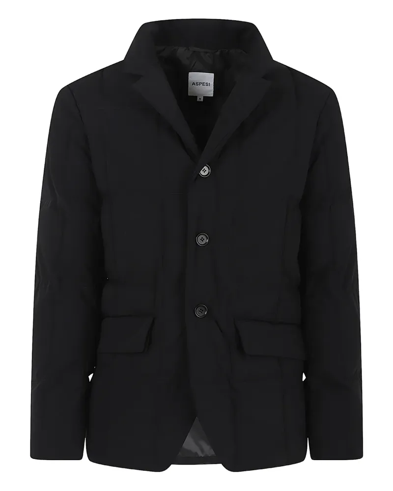 ASPESI buttoned pocket jacket - Schwarz Schwarz