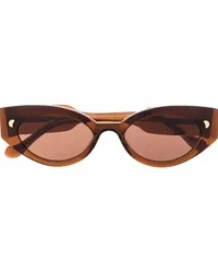 Nanushka Azalea Cat-Eye-Sonnenbrille Braun