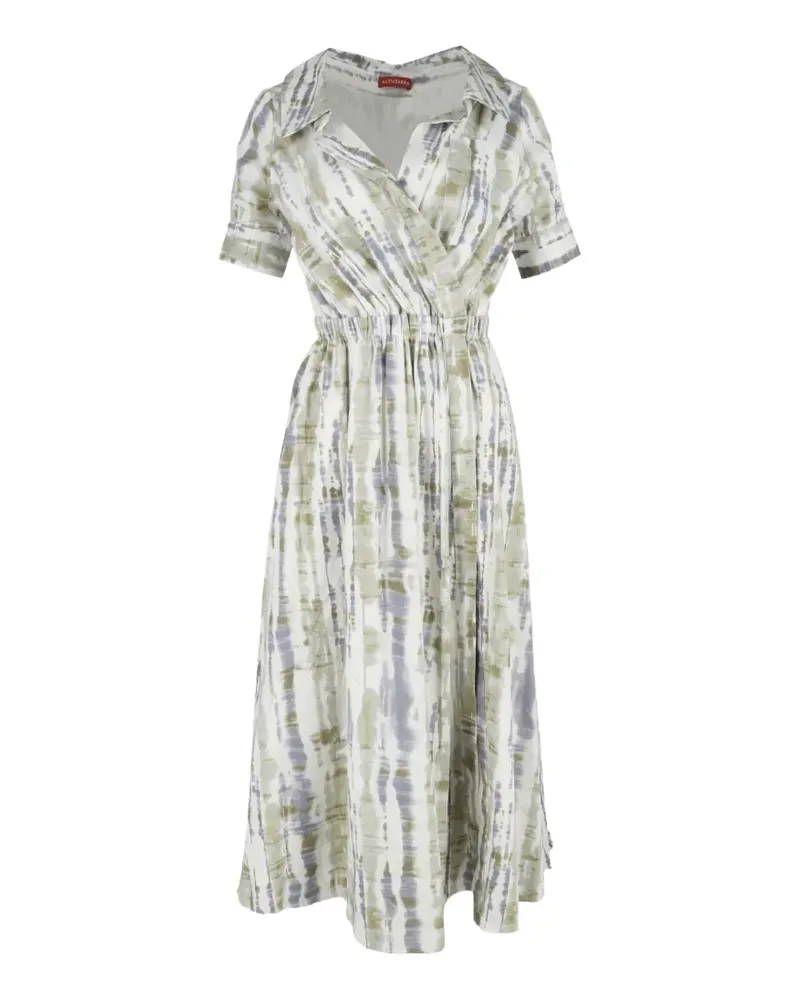 Altuzarra Lydia Shibori Midikleid - Weiß Weiß