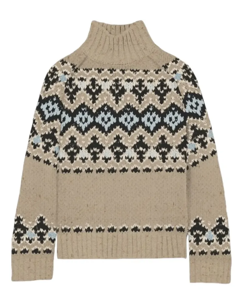 MC2 Saint Barth Pullover mit Fair-Isle-Muster - Nude Nude