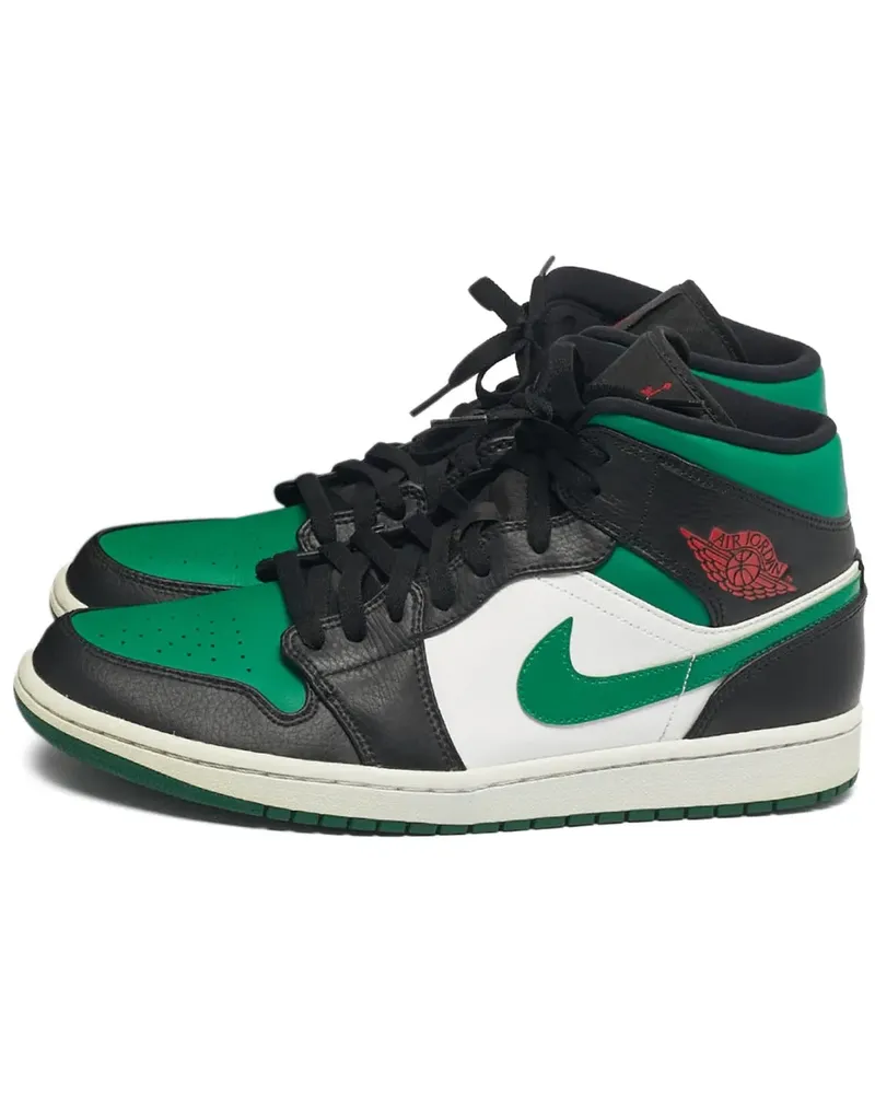 Jordan Air  1 Mid Sneakers - Schwarz Schwarz