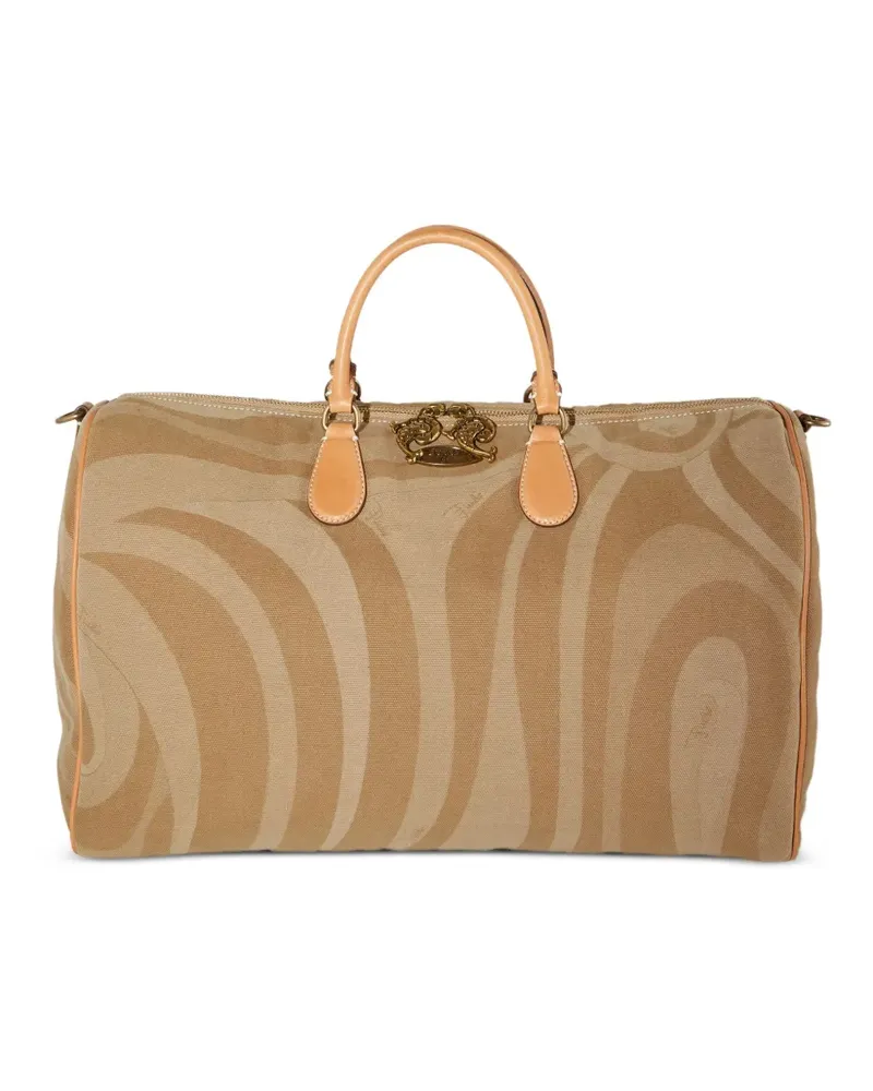Emilio Pucci Reisetasche mit Marmo-Print - Braun Braun