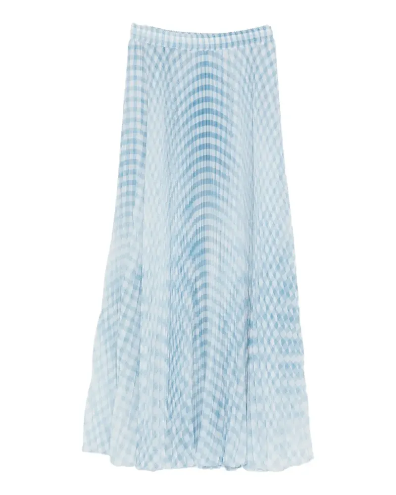 Ermanno Scervino blue pleated skirt - Blau Blau