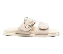 Sandalen mit Schnallen - Nude