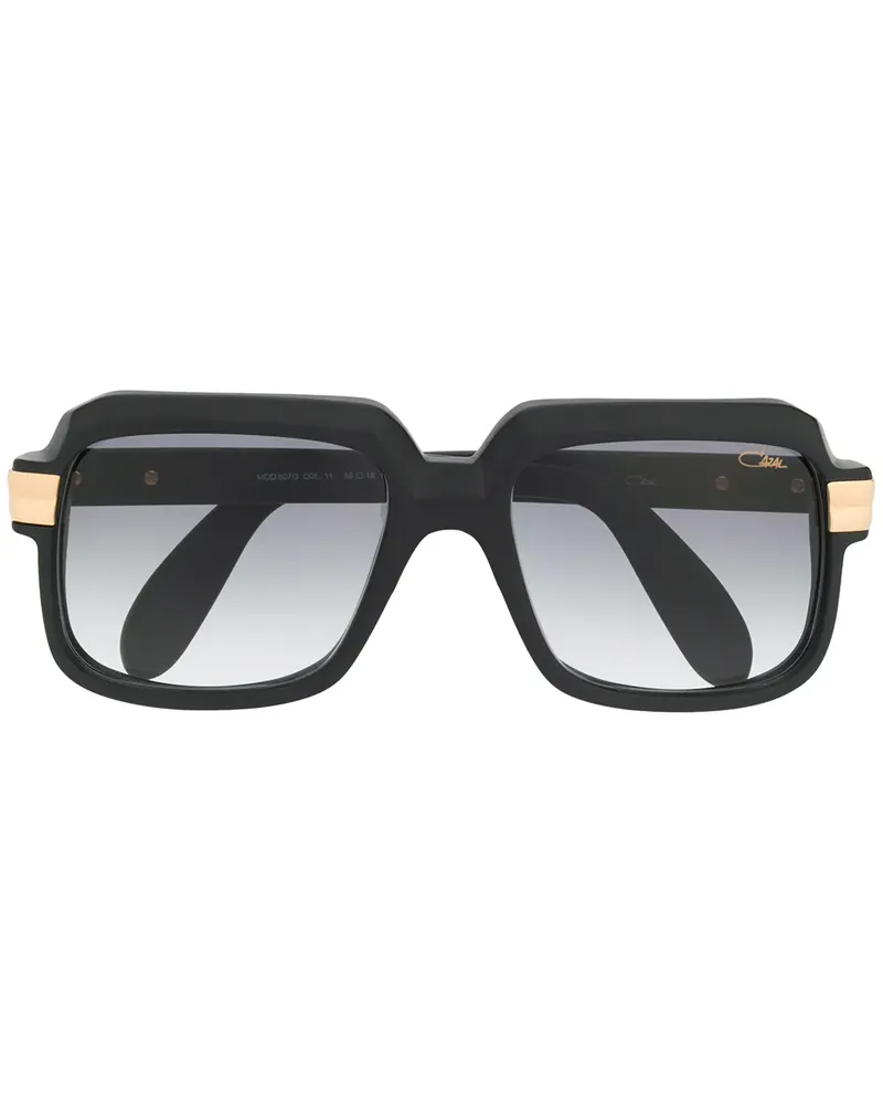 CAZAL Sonnenbrille mit quadratischen Gläsern - Schwarz Schwarz