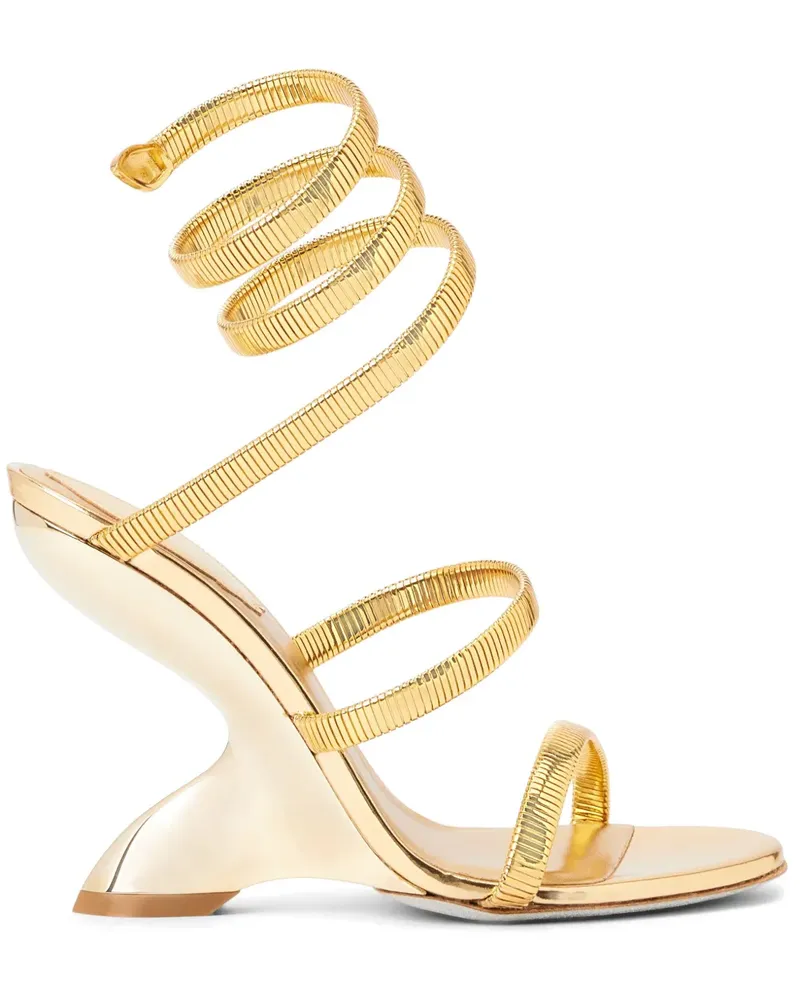 René Caovilla Symphony Sandalen 105mm - Gold Gold